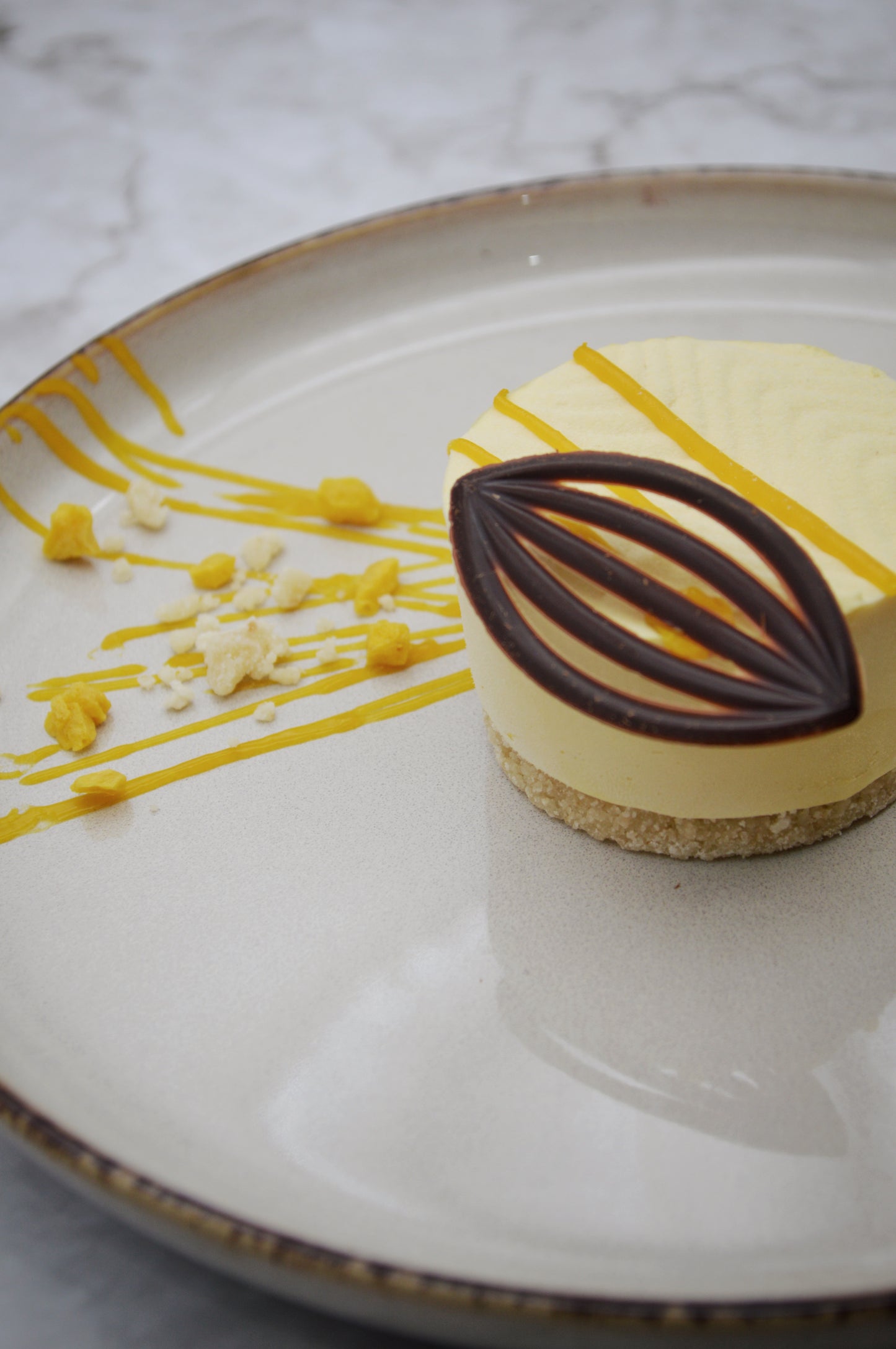 Passion Fruit & Mango Cheesecake